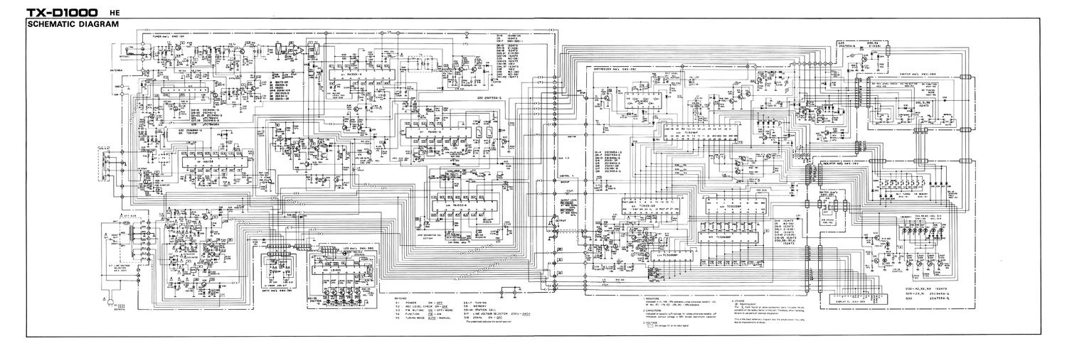 pioneer txd 1000 schematic