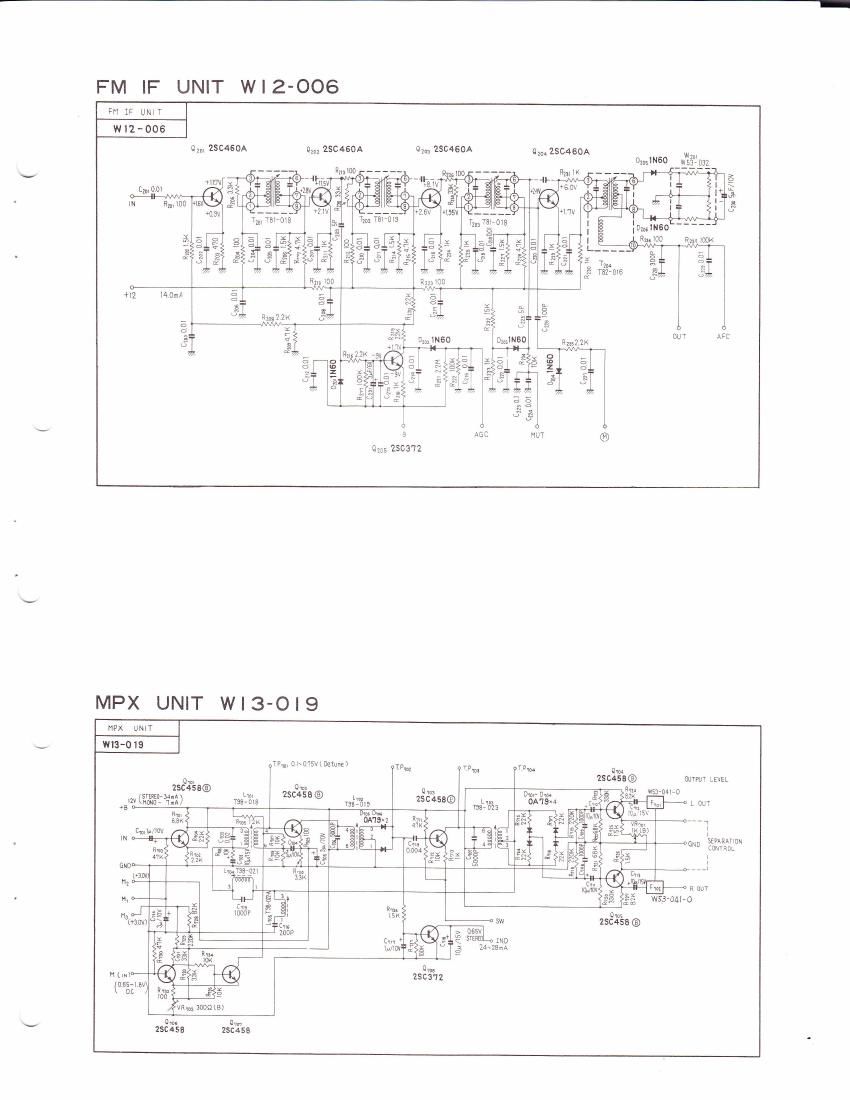 pioneer w 12006 schematic