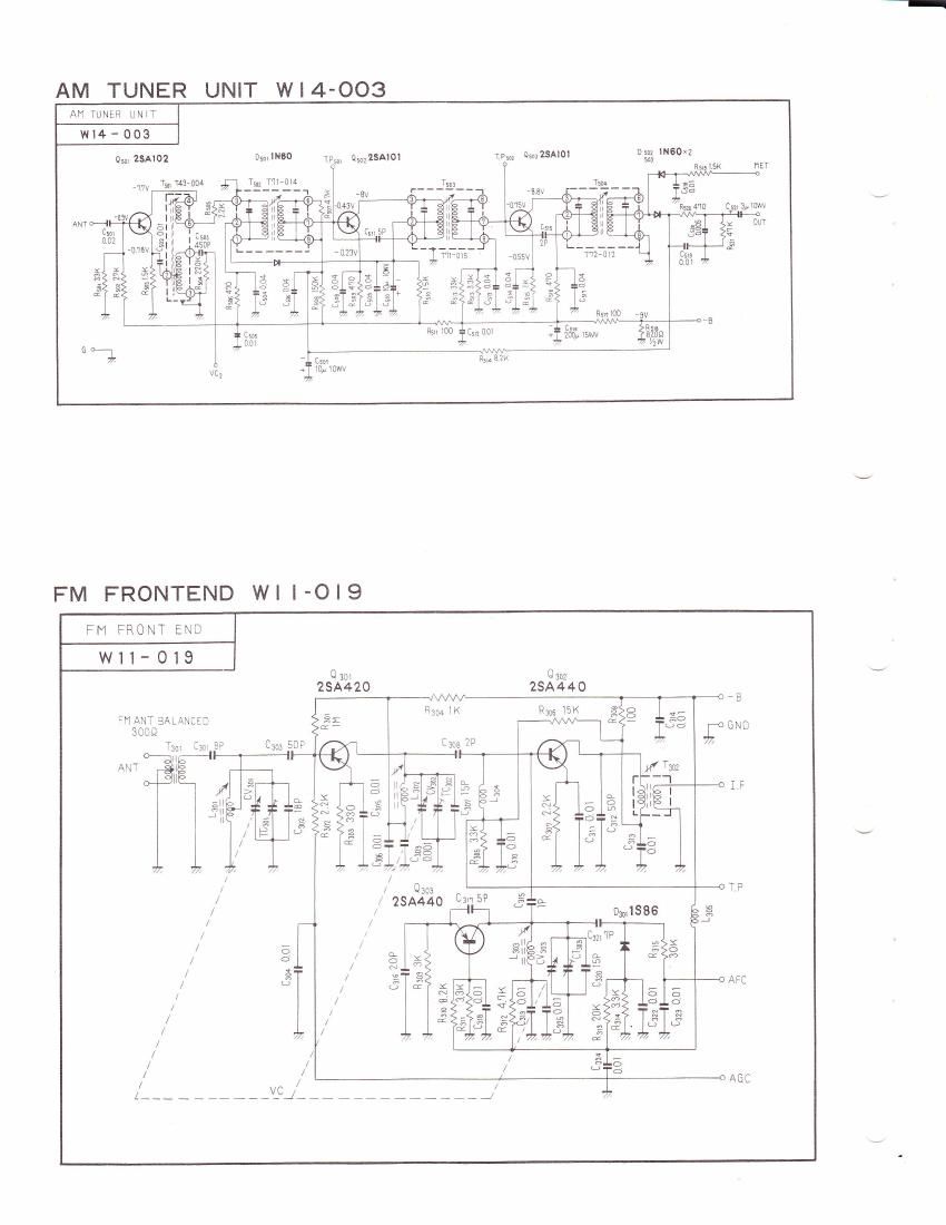 pioneer w 14003 schematic