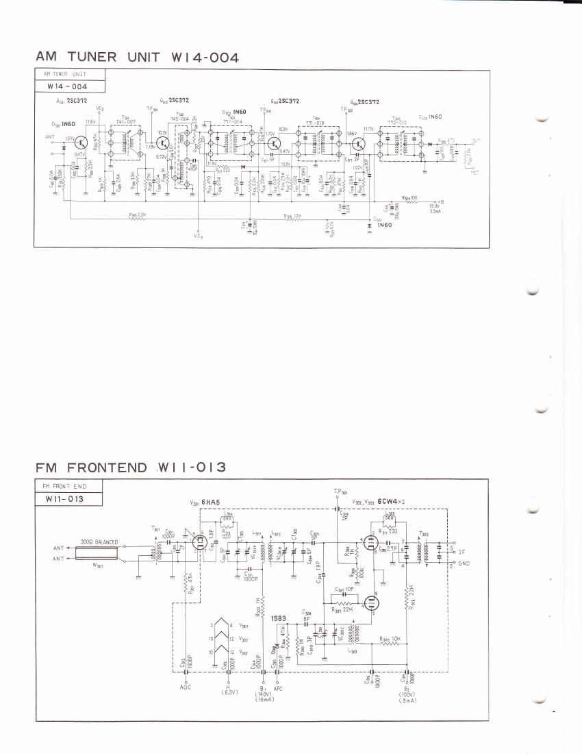 pioneer w 14004 schematic