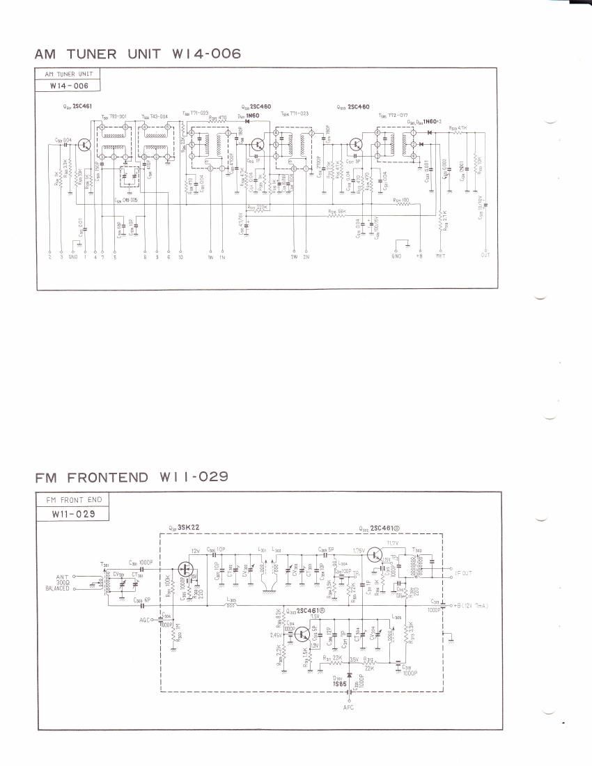 pioneer w 14006 schematic