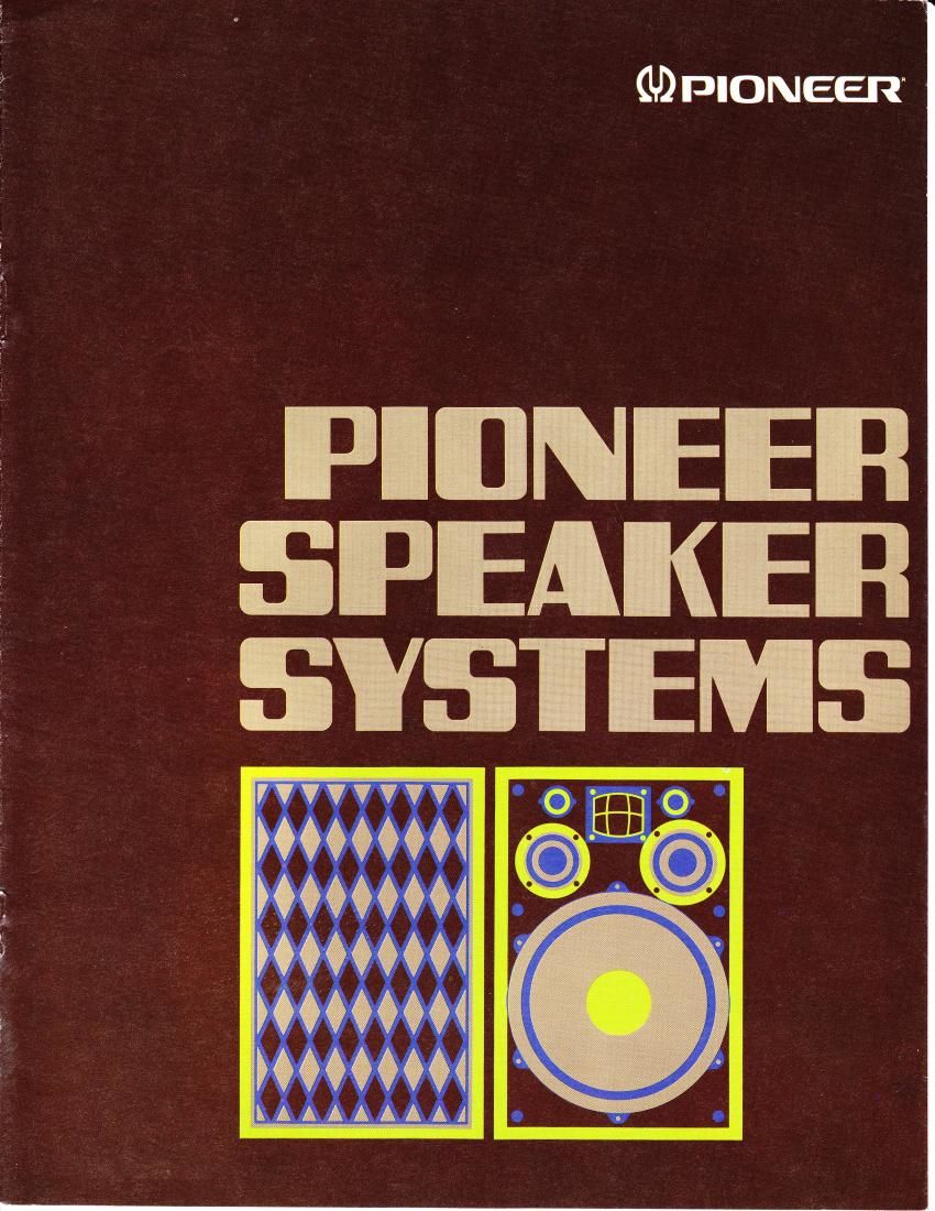 pioneer catalogs 1974 speaker cat