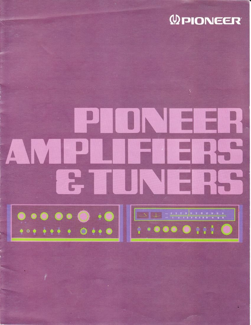 pioneer catalogs 1974 tuner amp cat