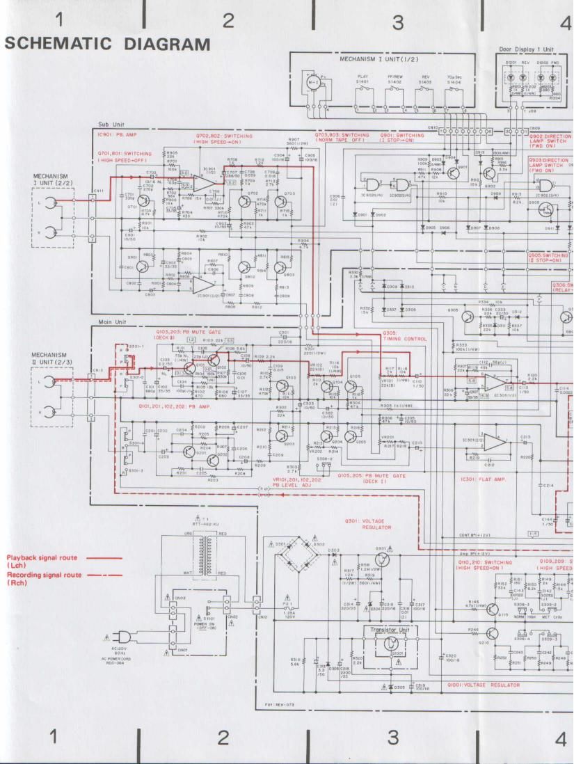 pioneer ct 1270 w schematic