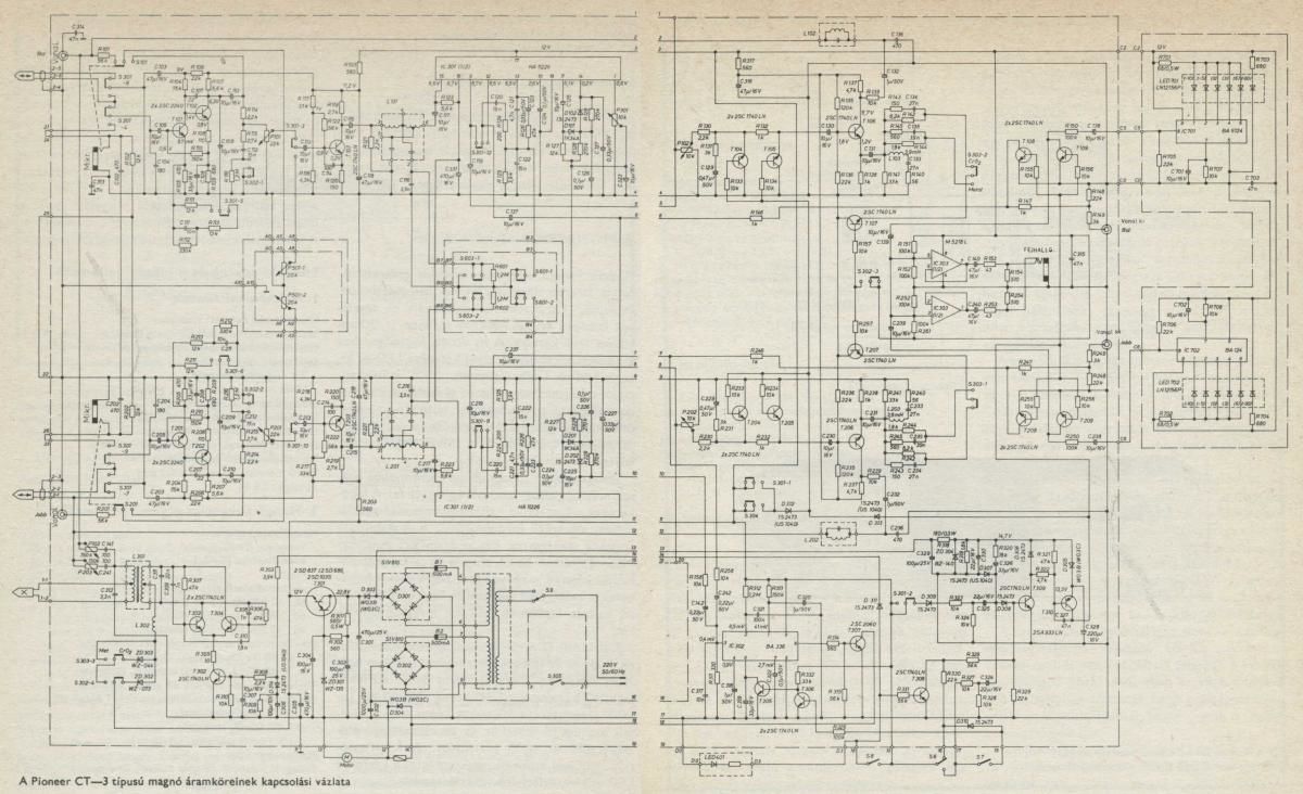 pioneer ct 3 a schematic