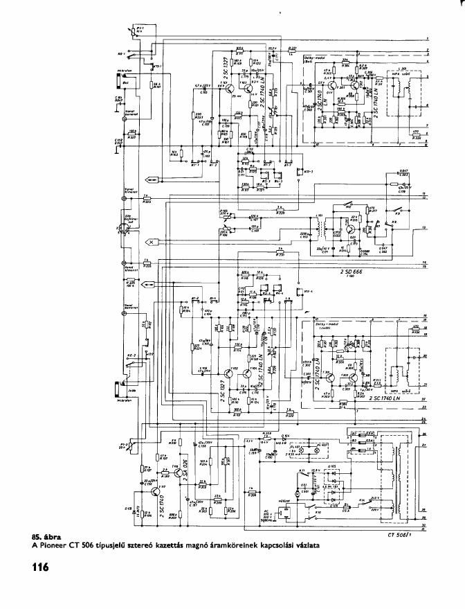 pioneer ct 506 schematic