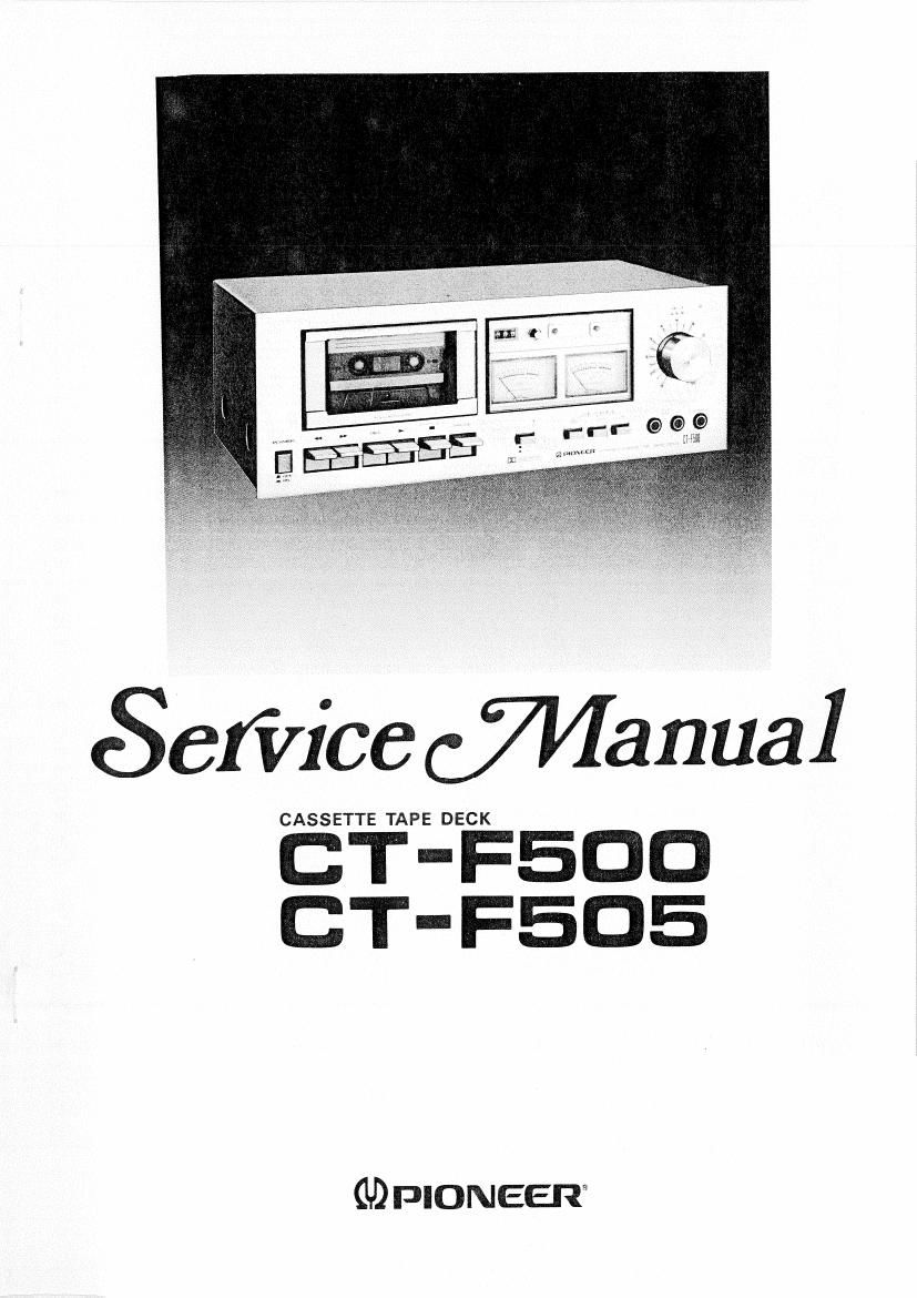pioneer ctf 500 service manual