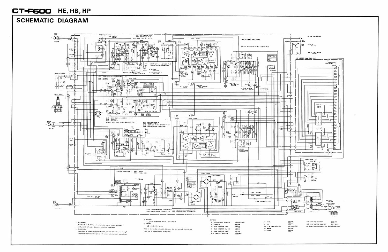 pioneer ctf 600 schematic