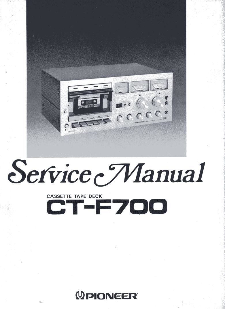 pioneer ctf 700 service manual
