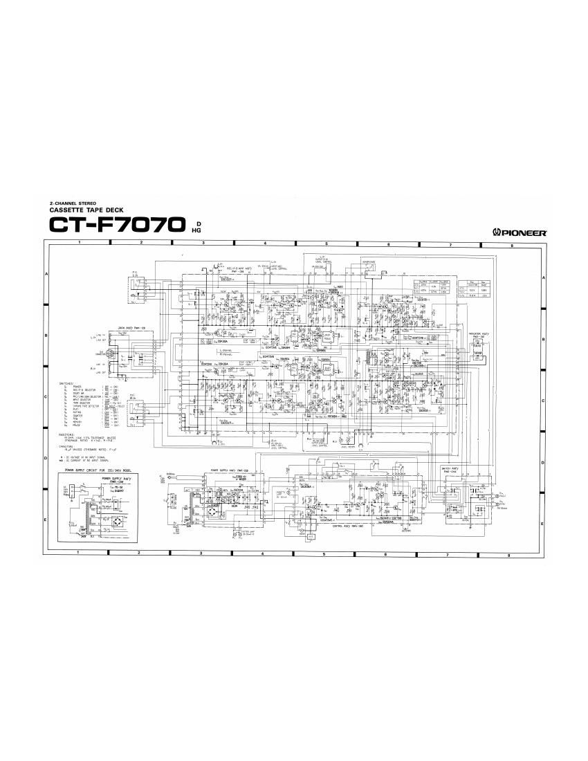 pioneer ctf 7070 schematic