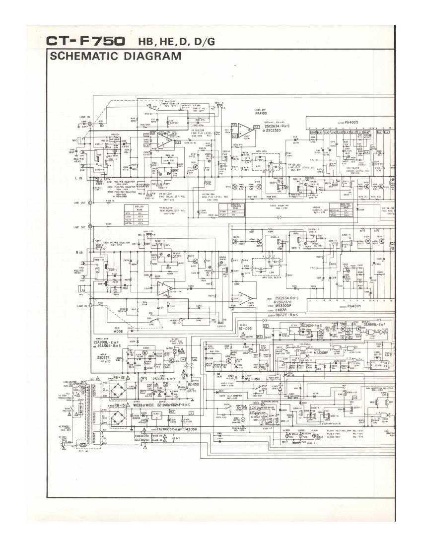 pioneer ctf 750 schematic