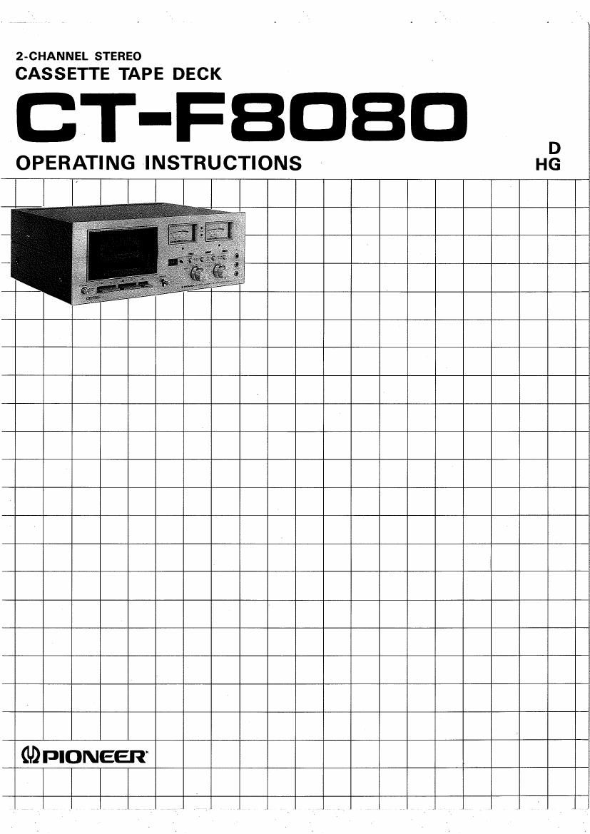 pioneer ctf 8080 owners manual