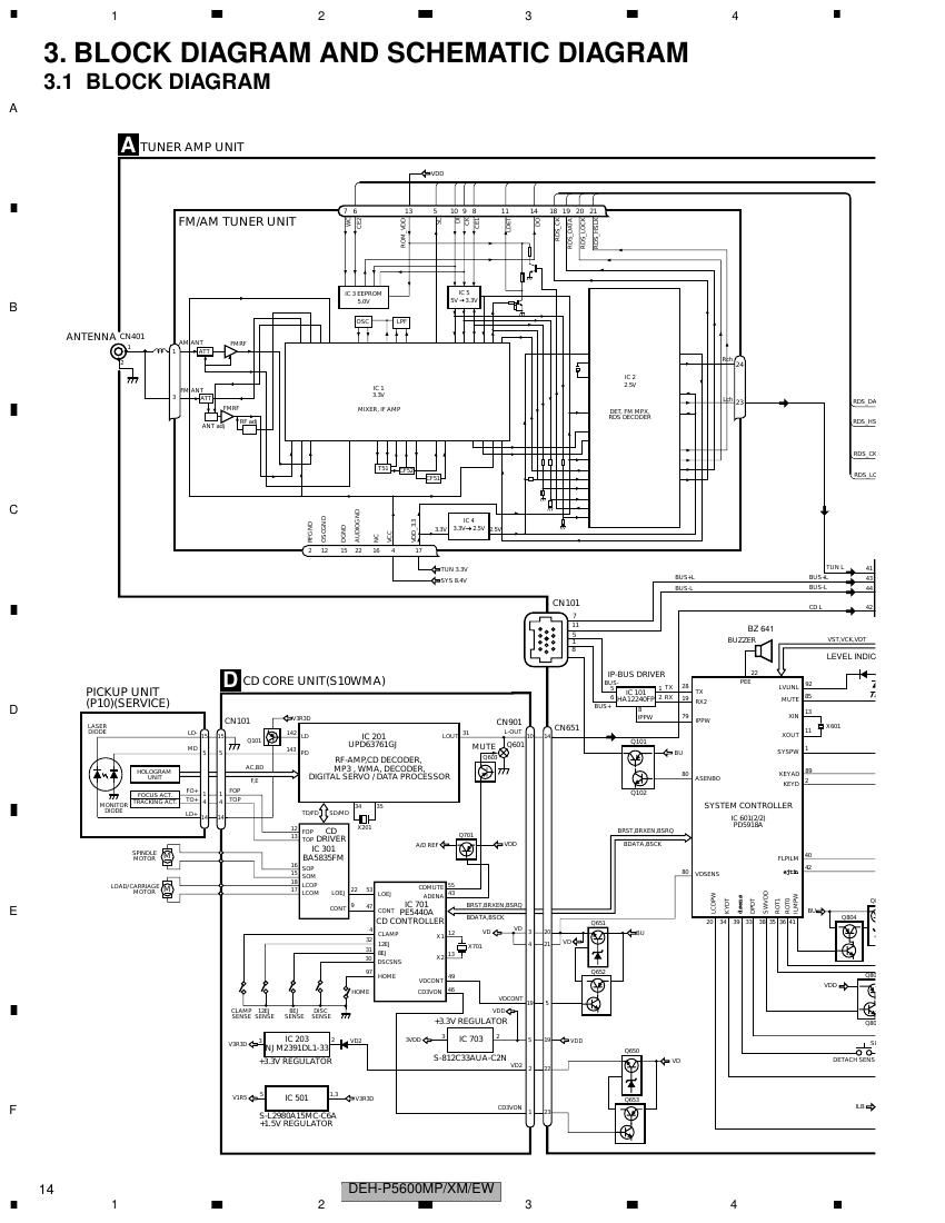 pioneer dehp 5600 mp schematic