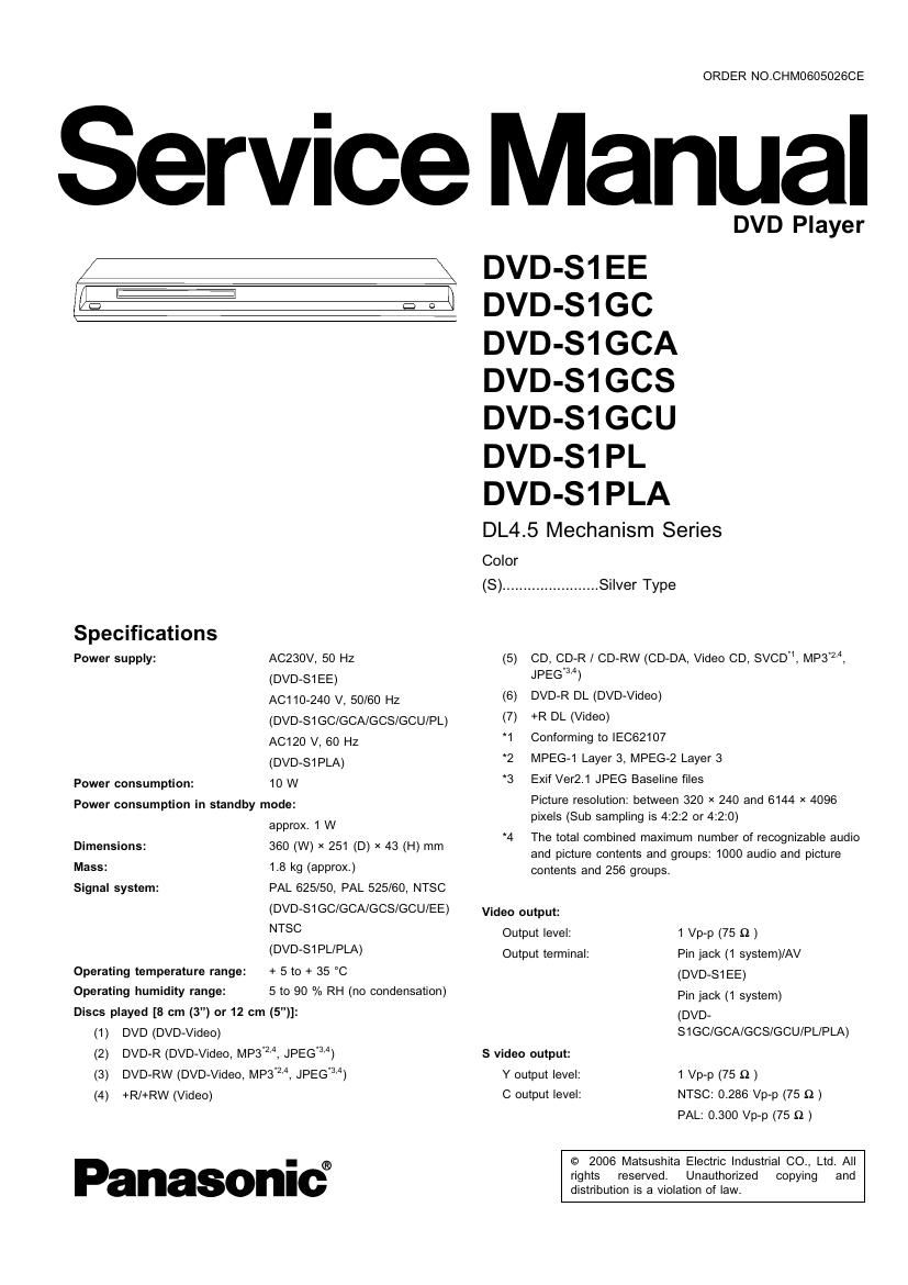 pioneer dvds 1 service manual