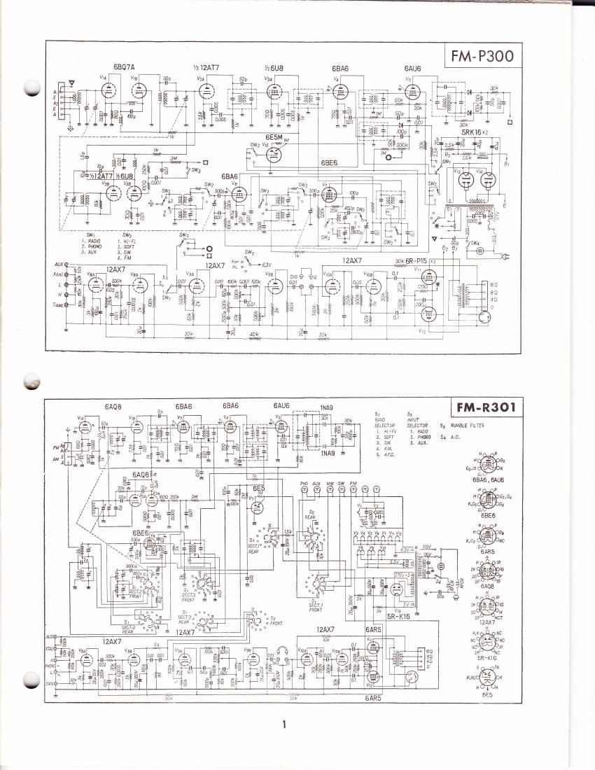 pioneer fmr 301 schematic