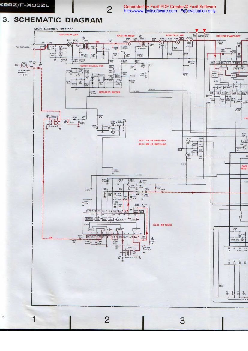 pioneer fx 99 z schematic