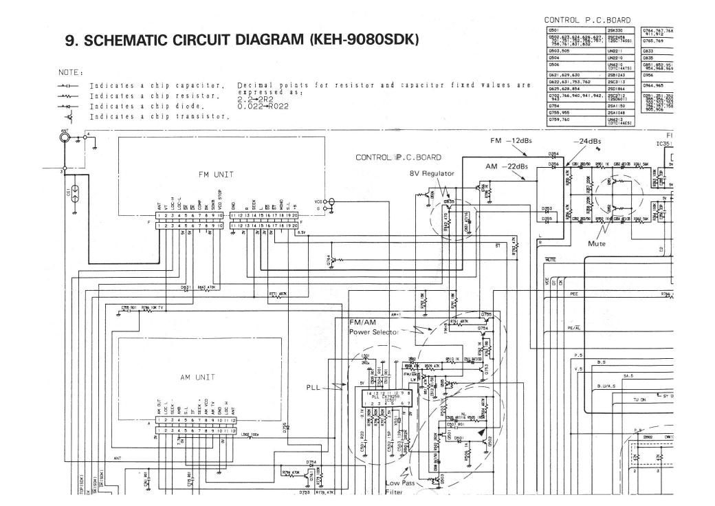 pioneer keh 9080 sdk schematic