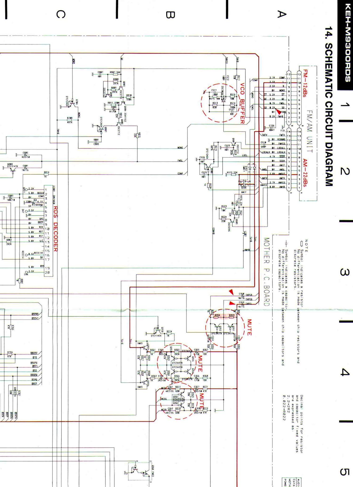 pioneer kehm 8300 rds schematic