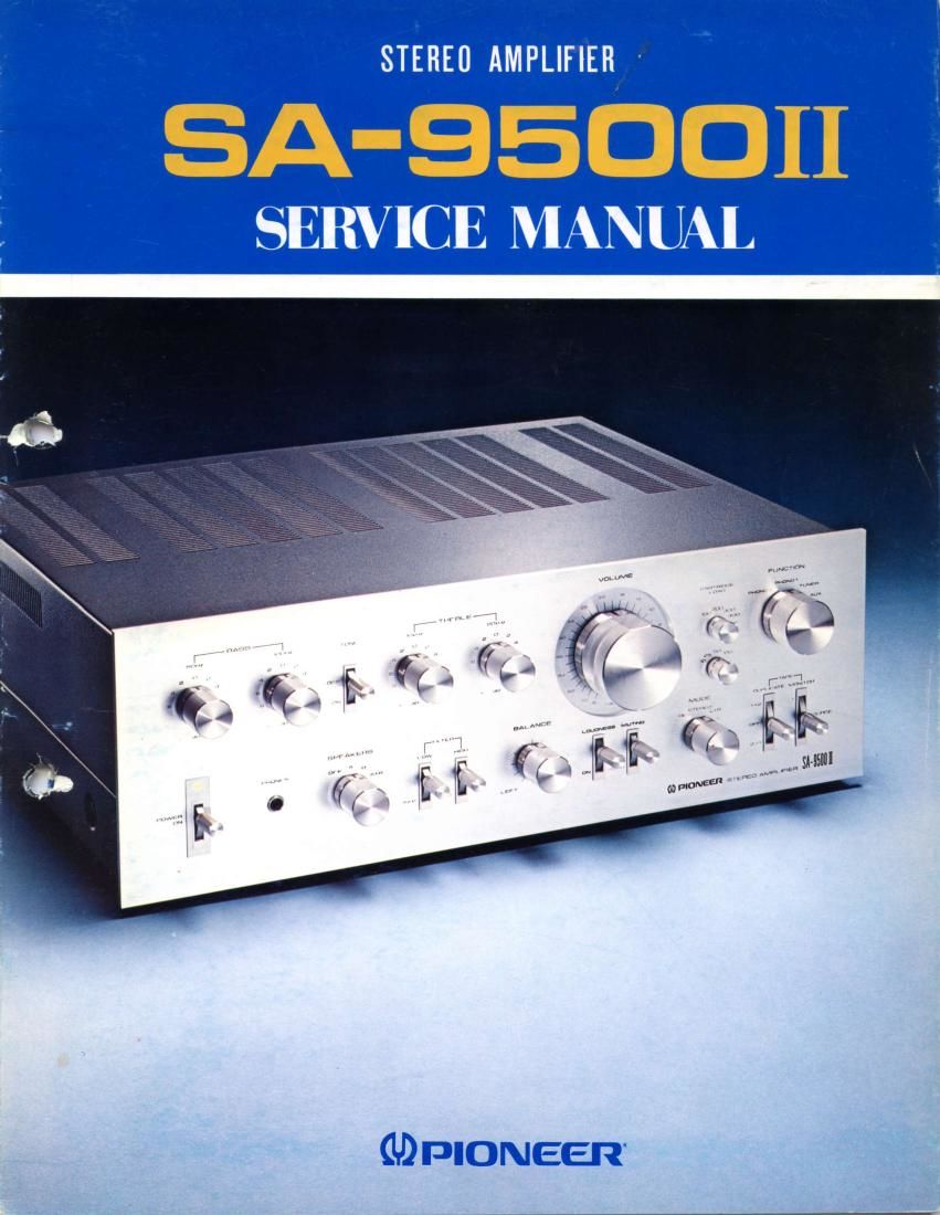 pioneer sa 9500 mk2 service manual
