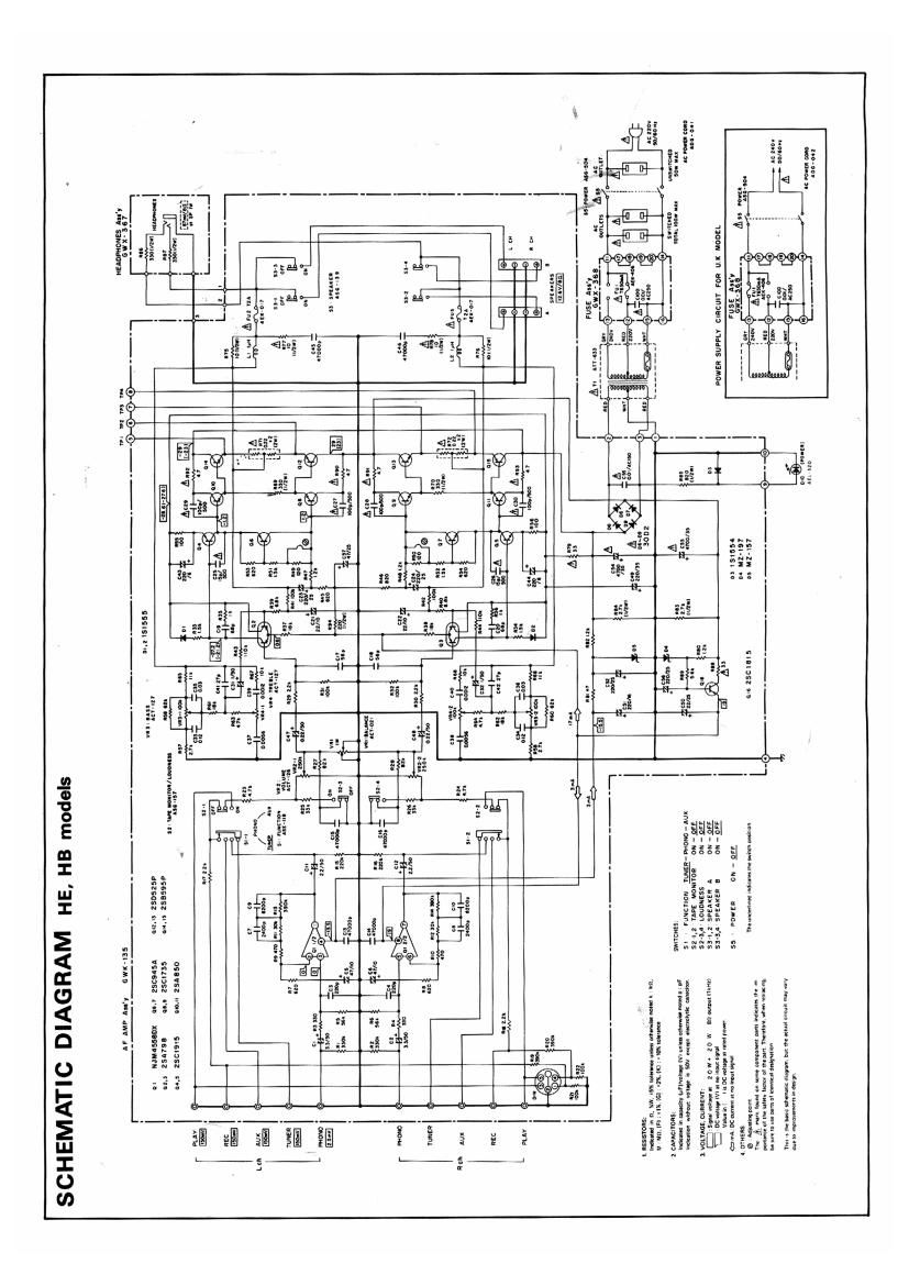 Pioneer SA 408 Schematic