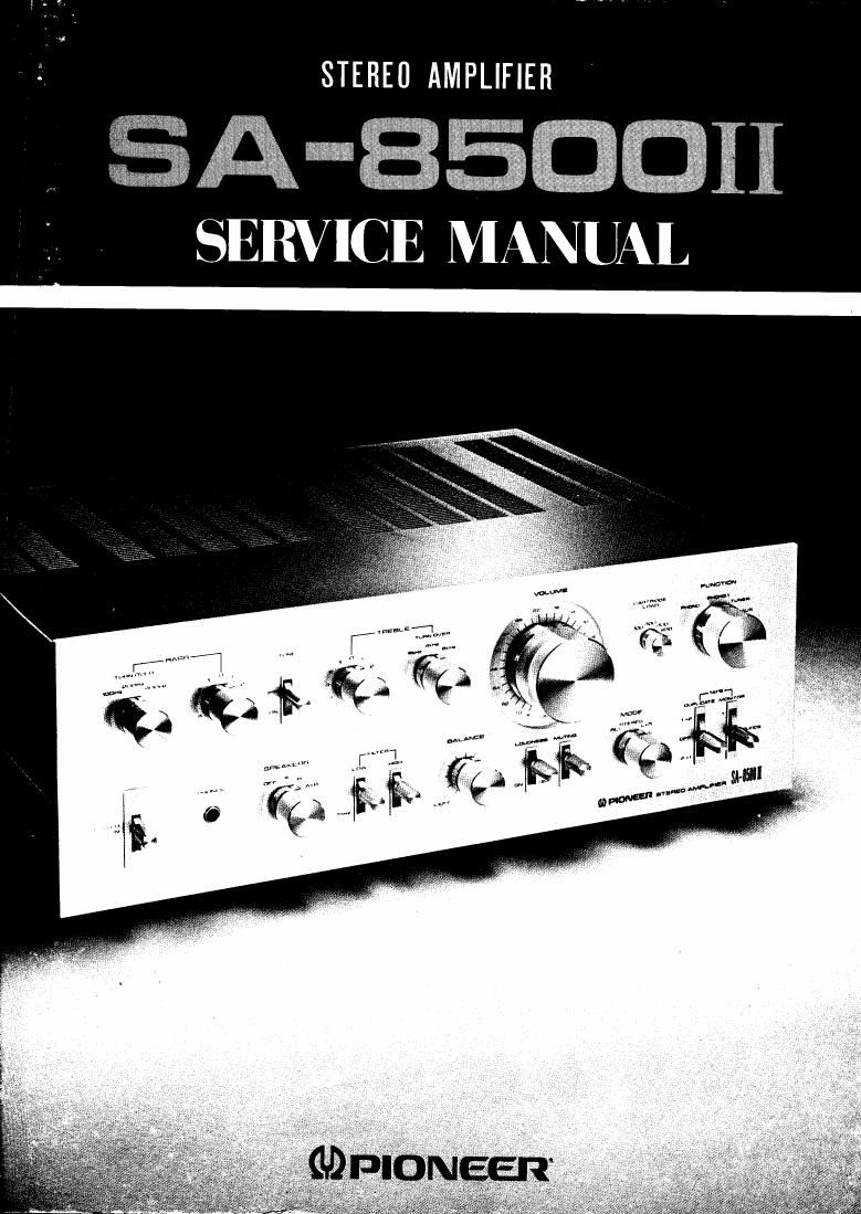 Pioneer SA 8500 Mk2 Service Manual