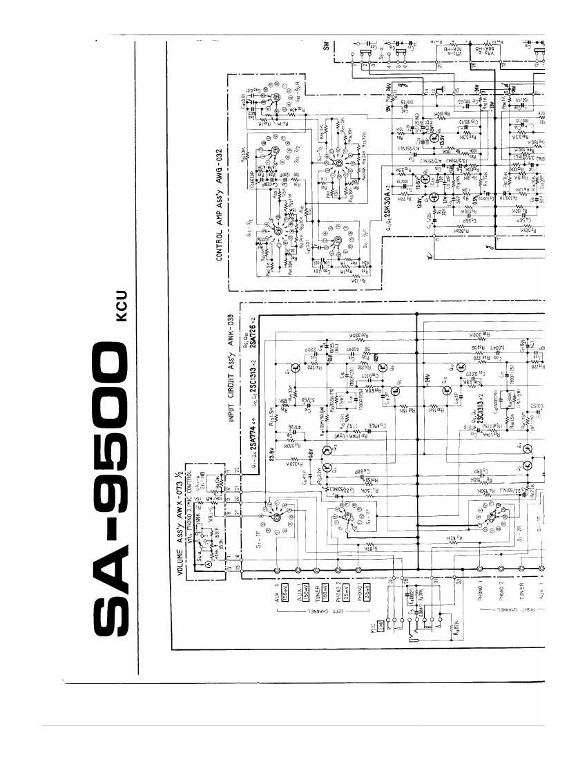 Pioneer SA 9500 Schematic