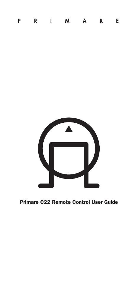 primare c 22 owners manual