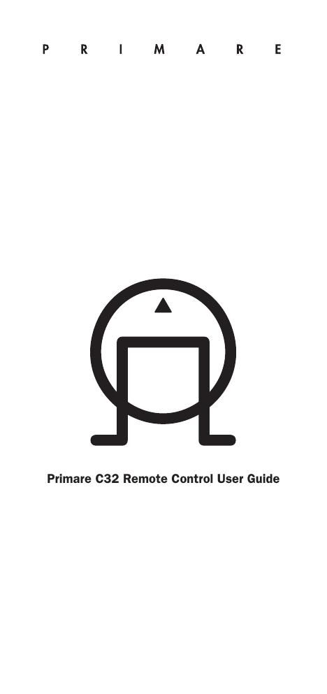 primare c 32 owners manual