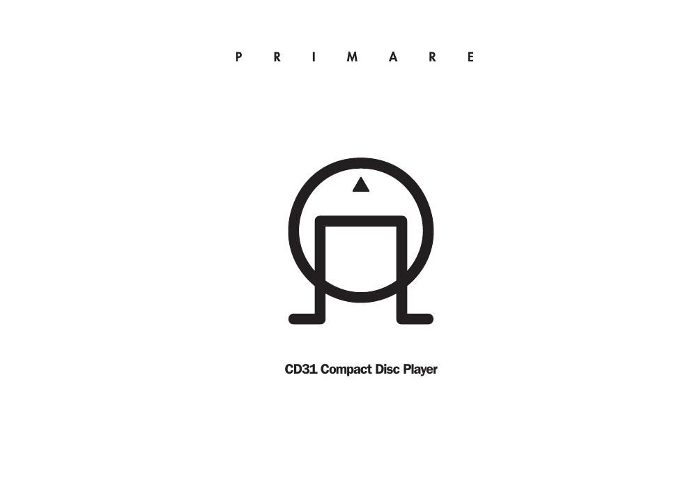 primare cd 31 owners manual