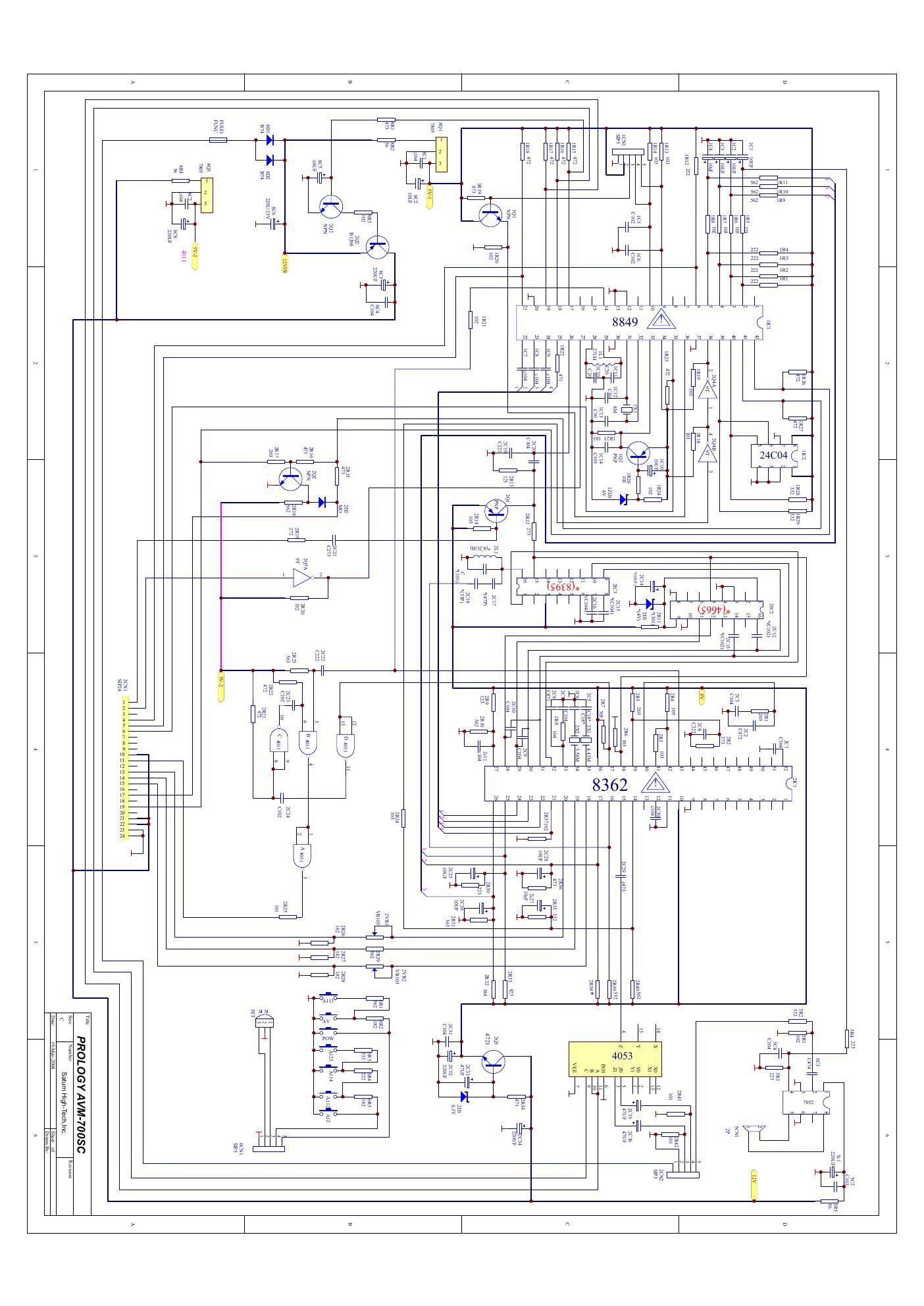 prology avm 700 sc schematic