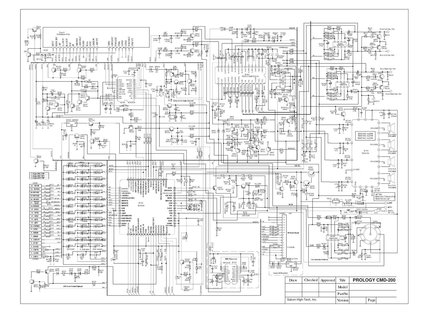 prology cmd 200 schematic