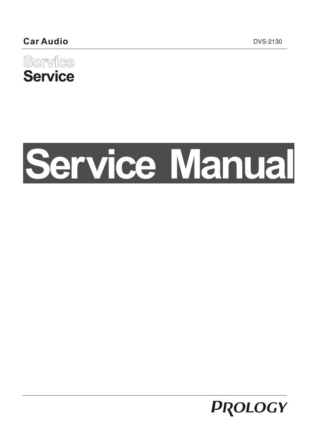 prology dvs 2130 service manual