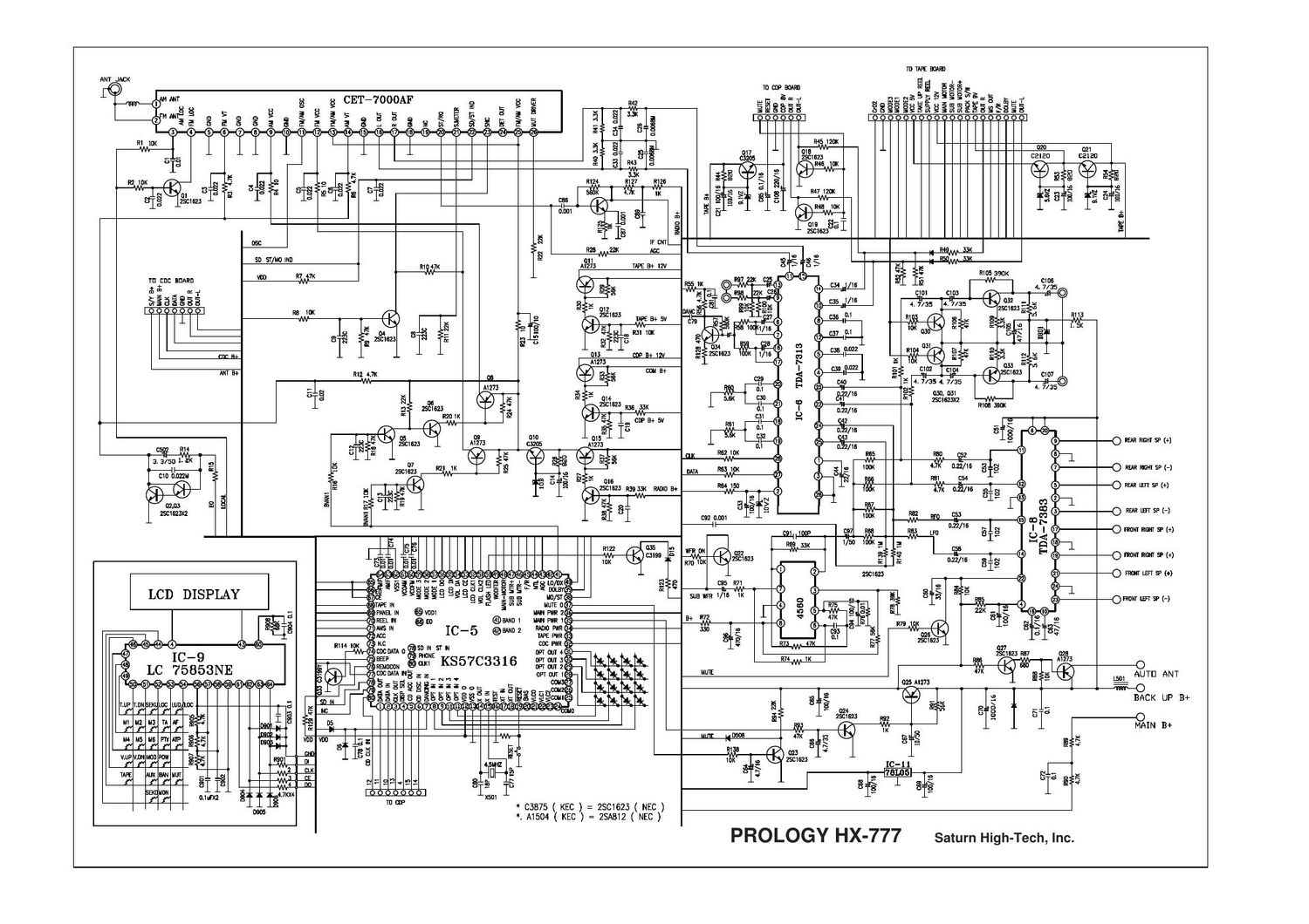 prology hx 77 schematic