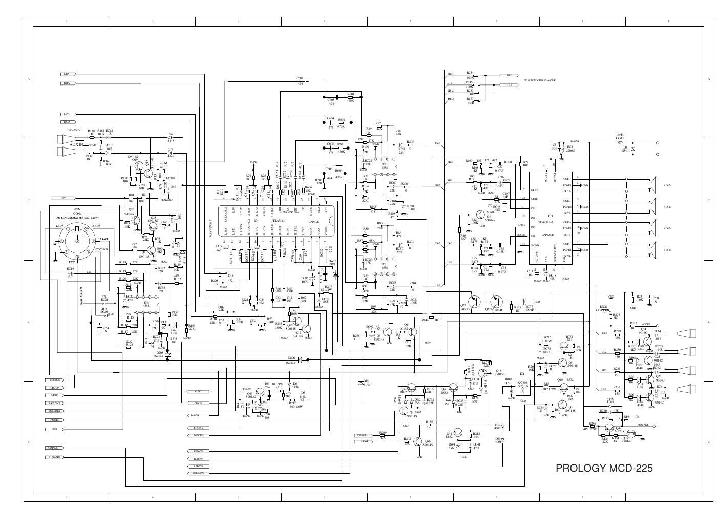 prology mcd 225 schematic