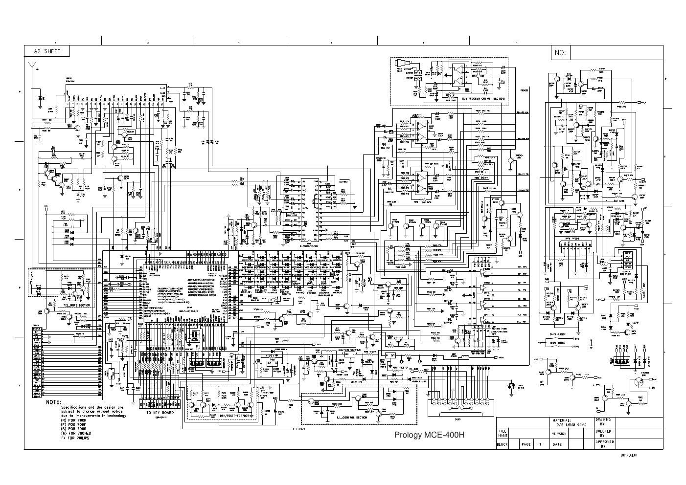 prology mce 400 h schematic