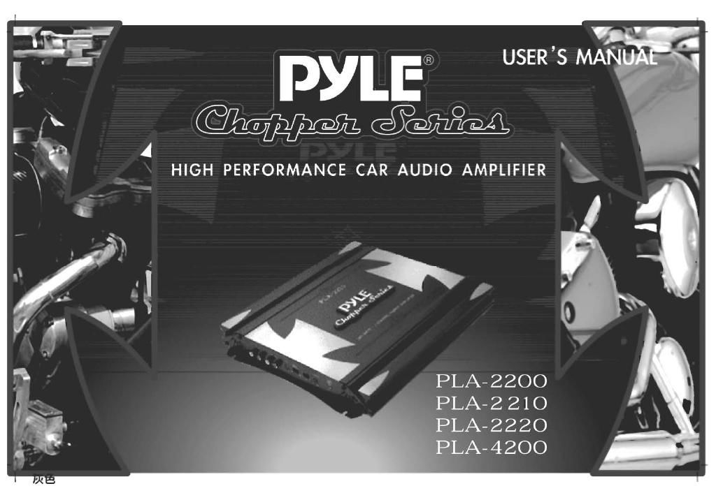 pyle pla 2220 owners manual