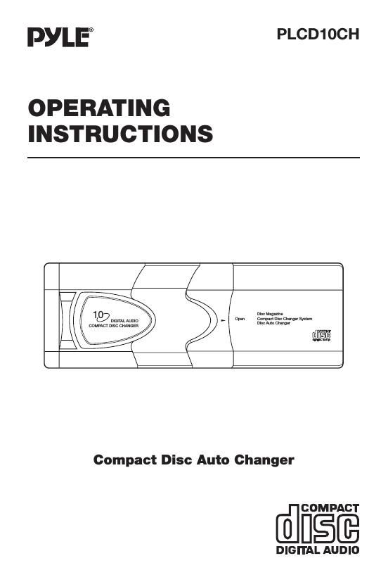 pyle plcd 10 ch owners manual