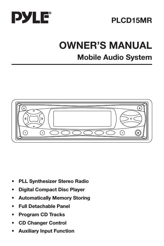 pyle plcd 15 mr owners manual