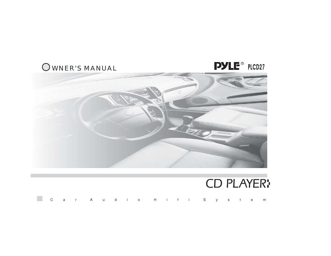 pyle plcd 27 owners manual