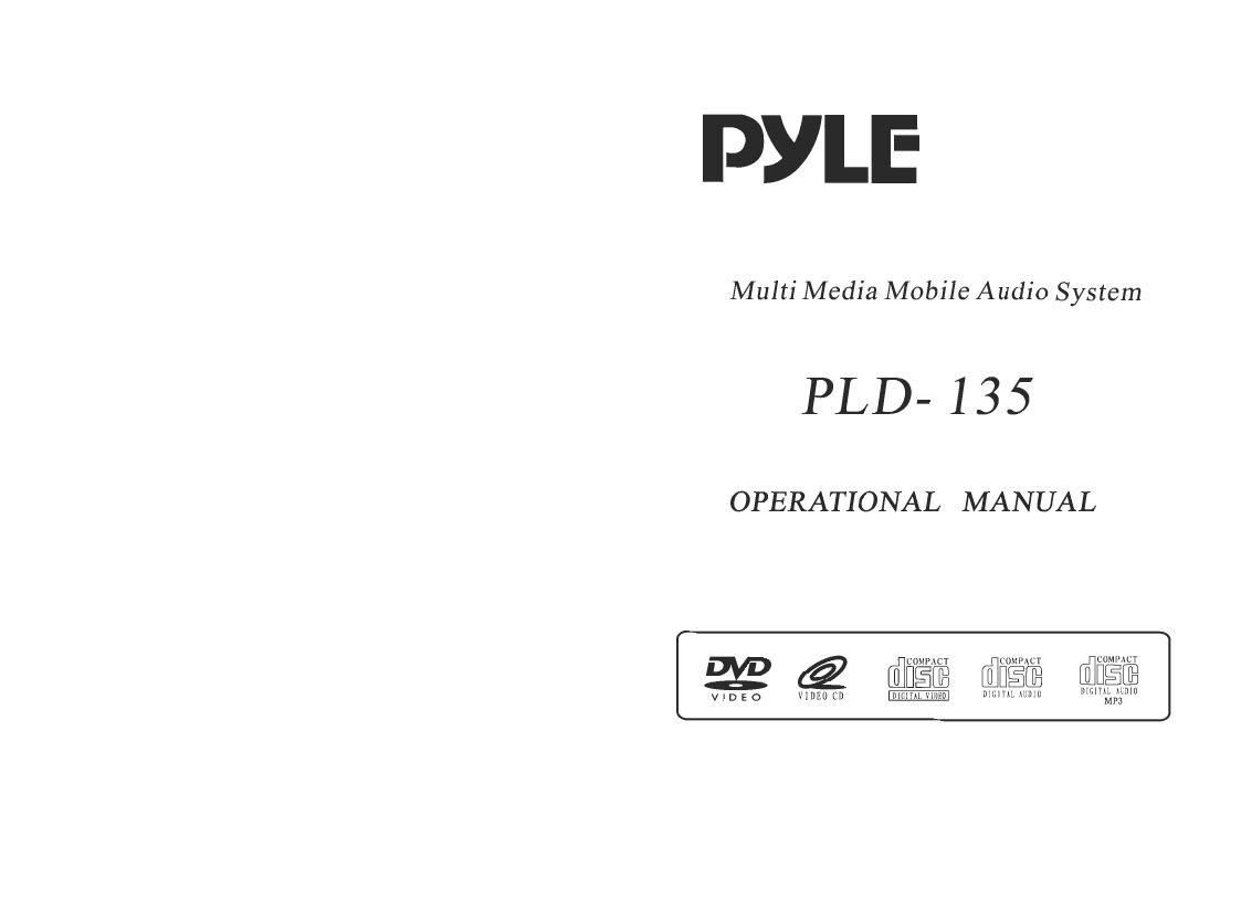pyle pld 135 owners manual