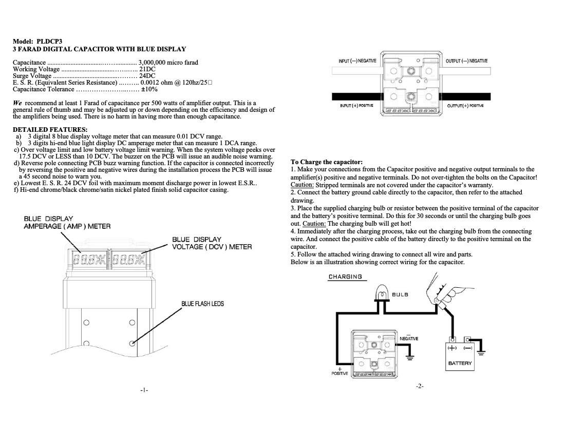 pyle pldcp 3 owners manual