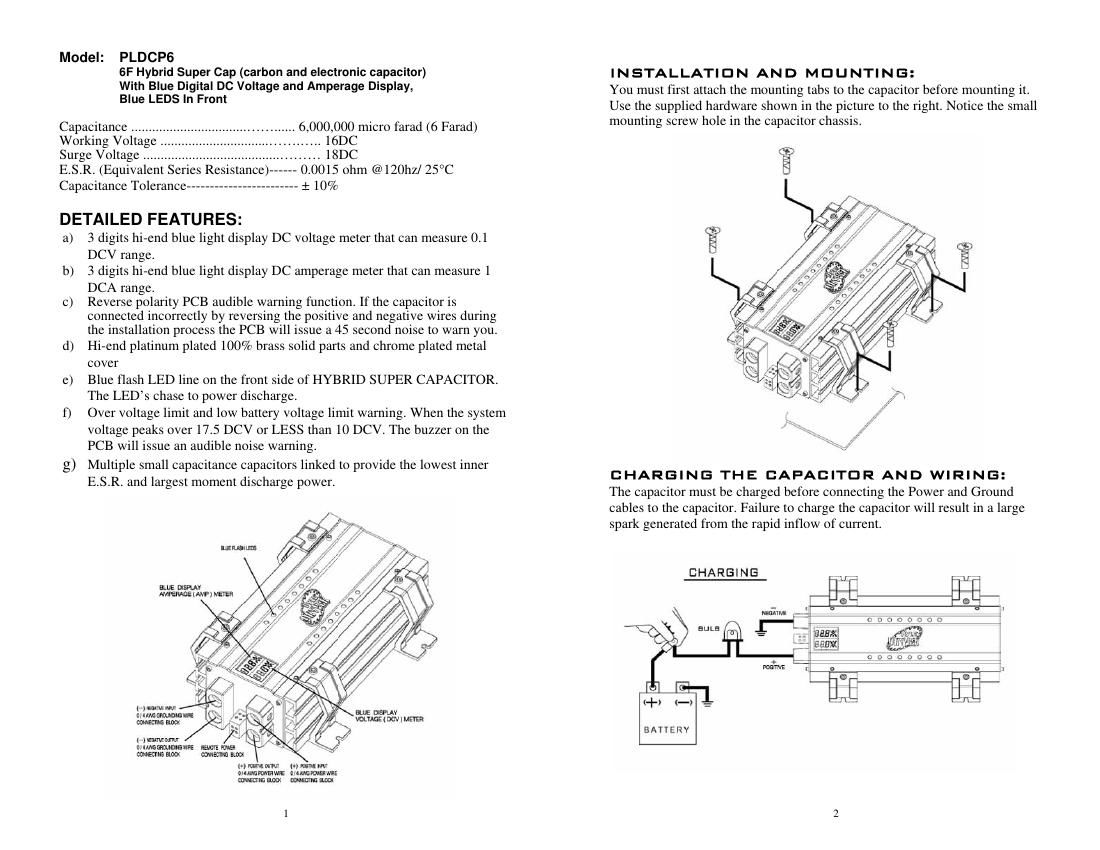 pyle pldcp 6 owners manual