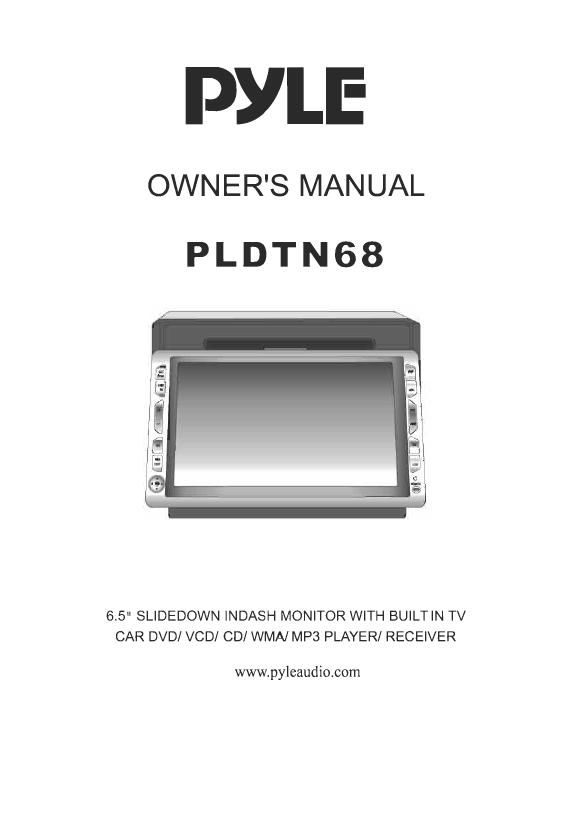 pyle pldtn 68 owners manual