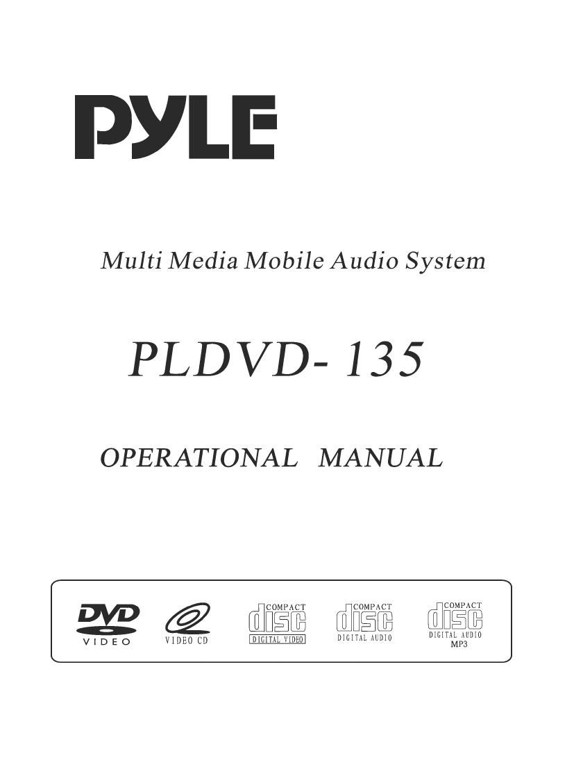 pyle pldvd 135 owners manual