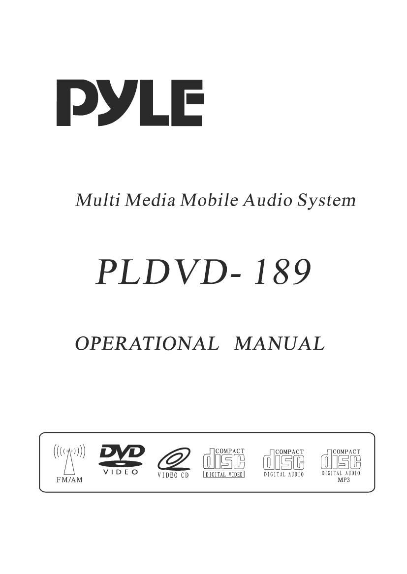pyle pldvd 189 owners manual