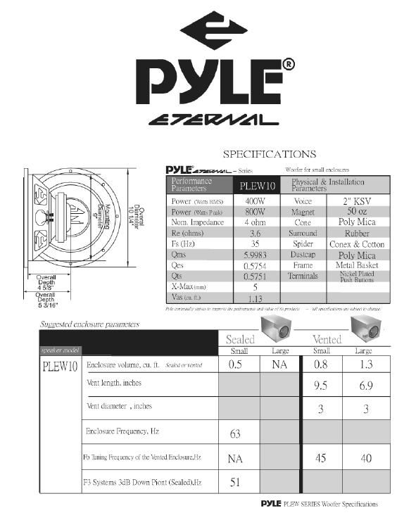 pyle plew 10 owners manual