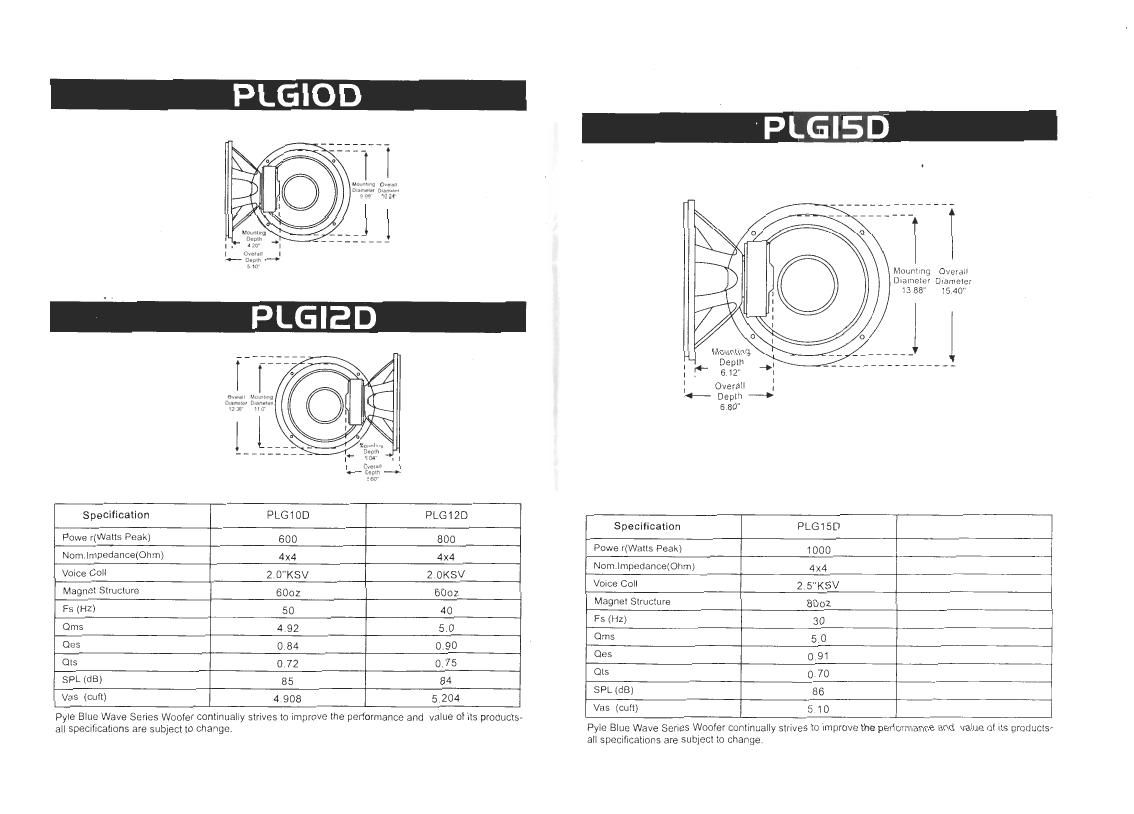 pyle plg 10 d owners manual