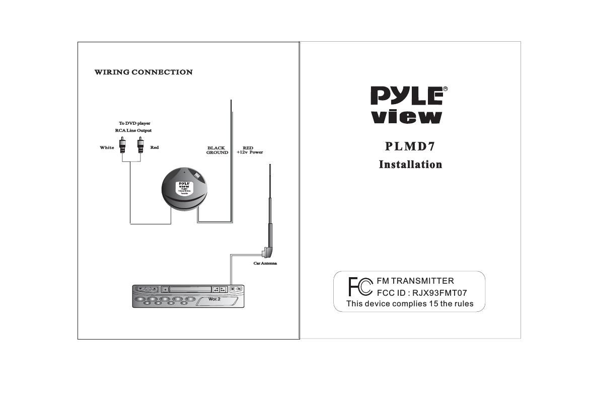 pyle plmd 7 owners manual