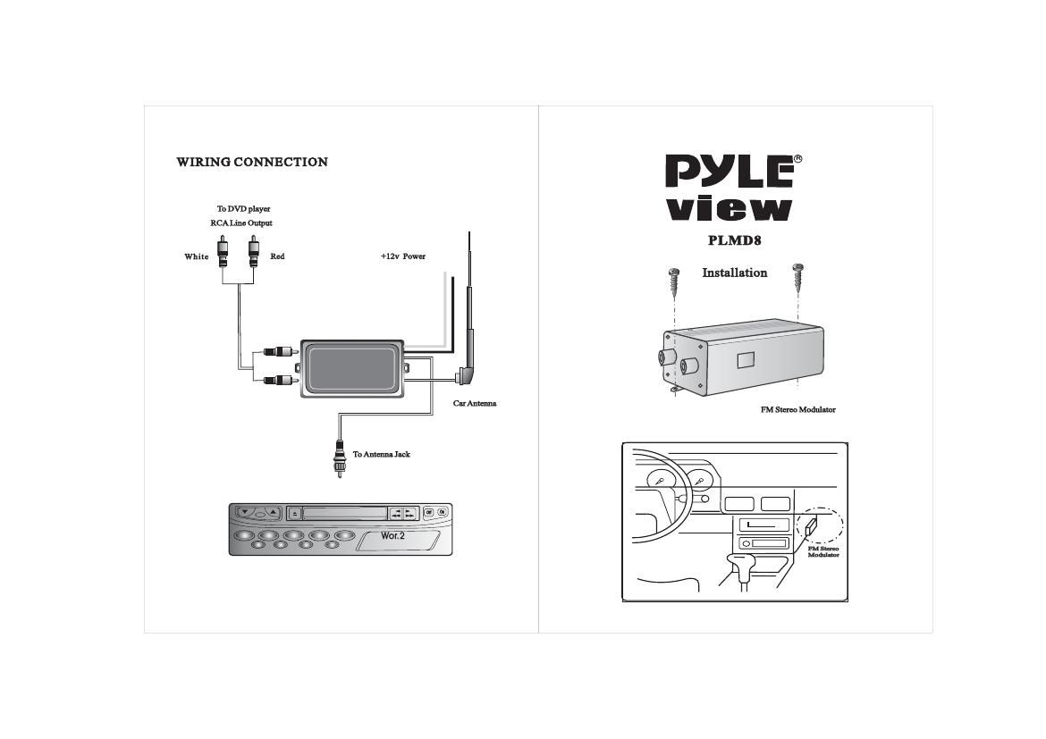 pyle plmd 8 owners manual