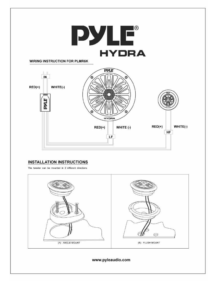 pyle plmr 6 k owners manual